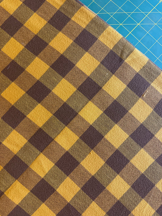 Vintage Checkered Tablecloth