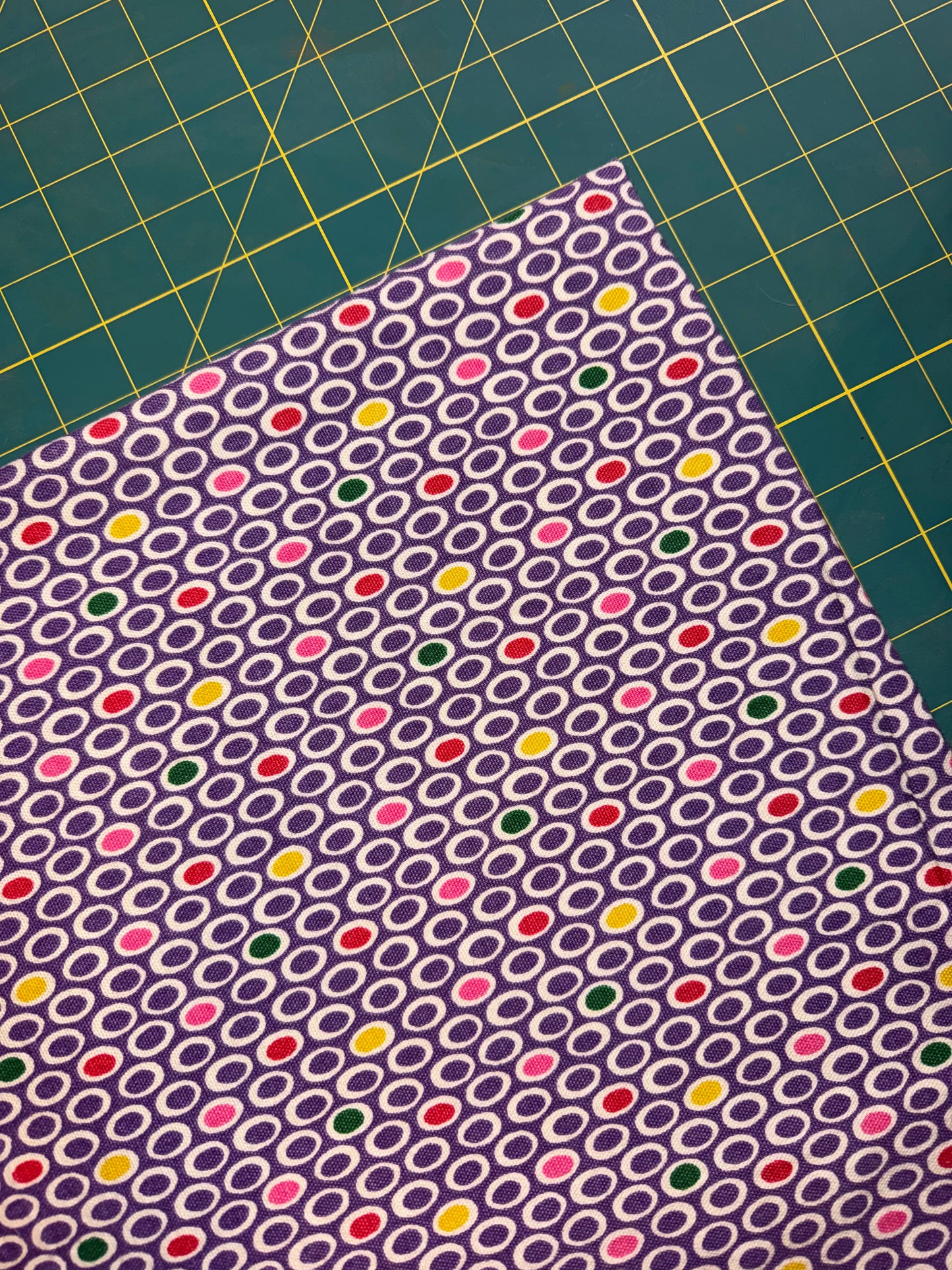 Purple Mod Upholstery Fabric