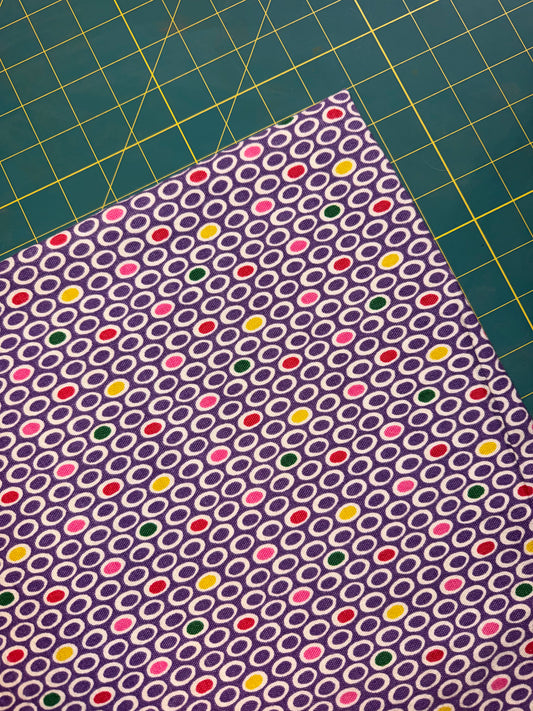 Purple Mod Upholstery Fabric