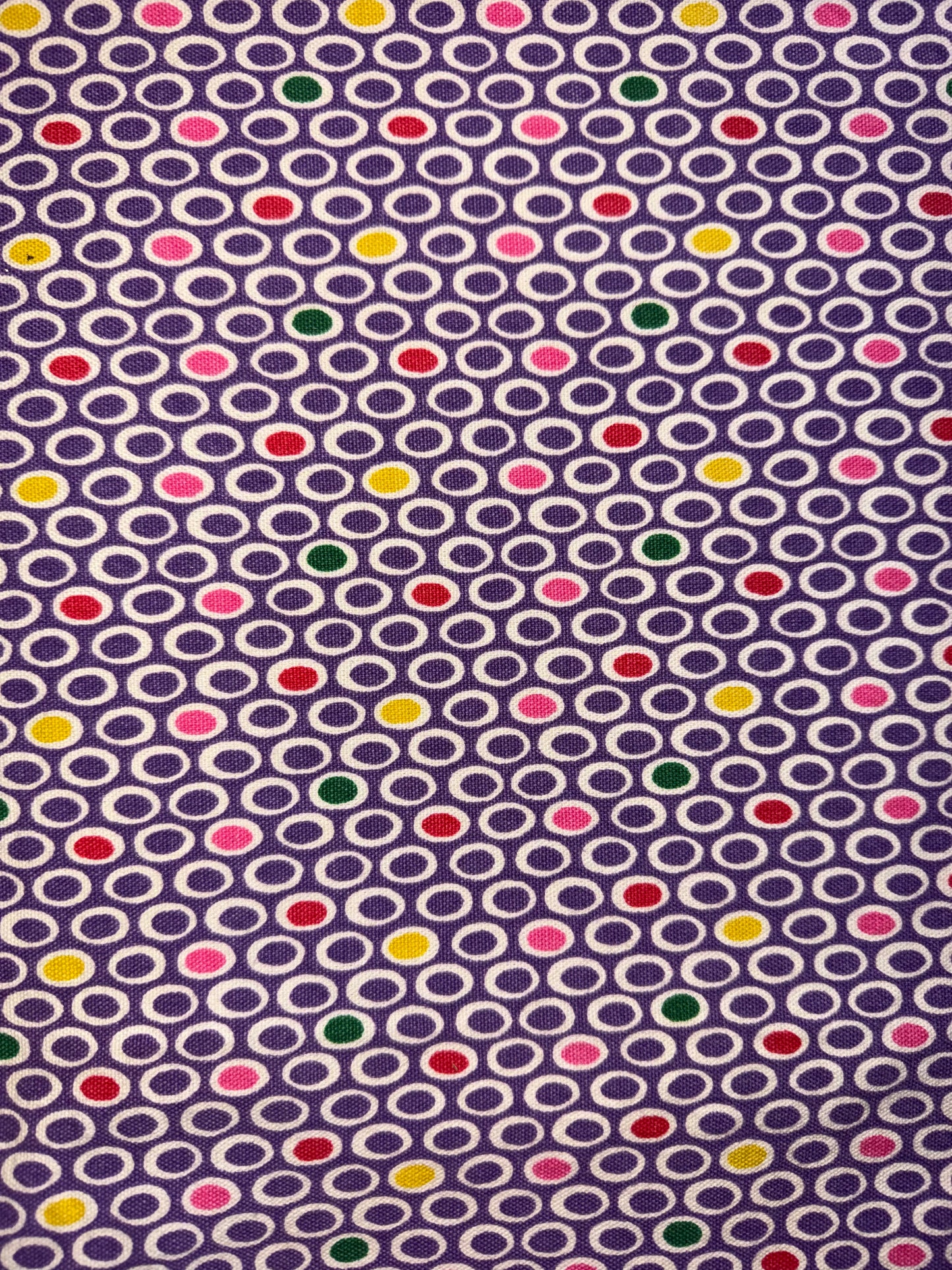 Purple Mod Upholstery Fabric