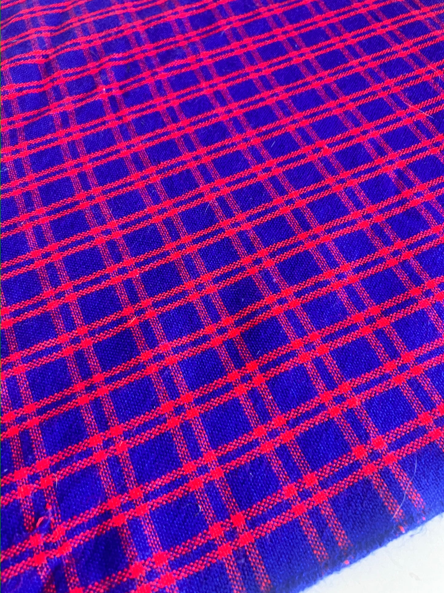 Plaid Acrylic Blanket