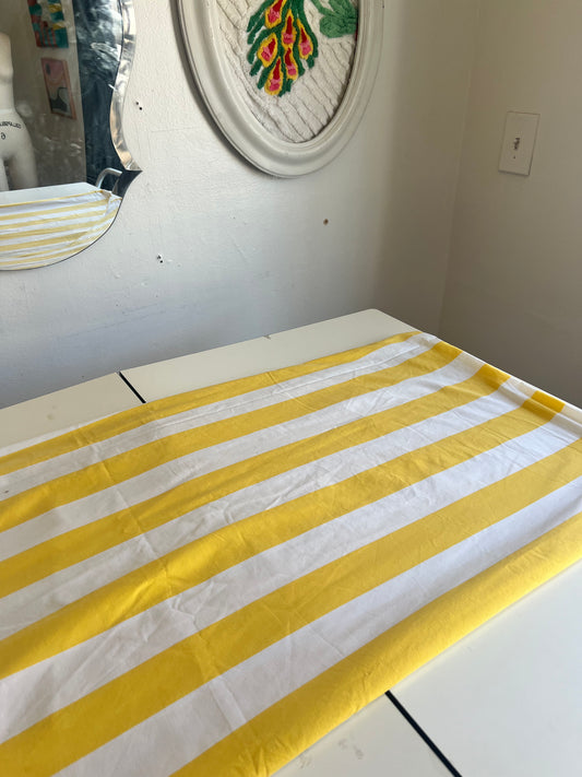 Twin Yellow Striped Sheet