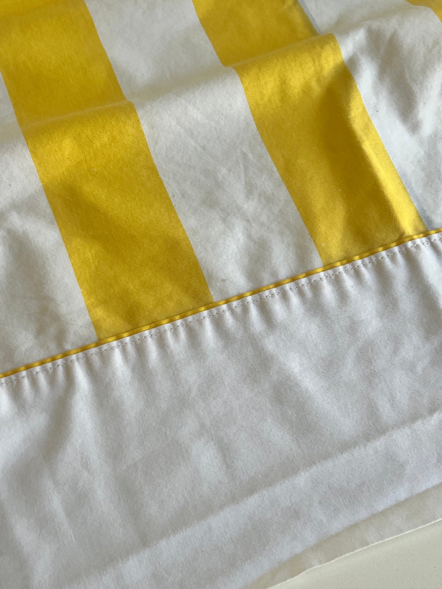 Twin Yellow Striped Sheet