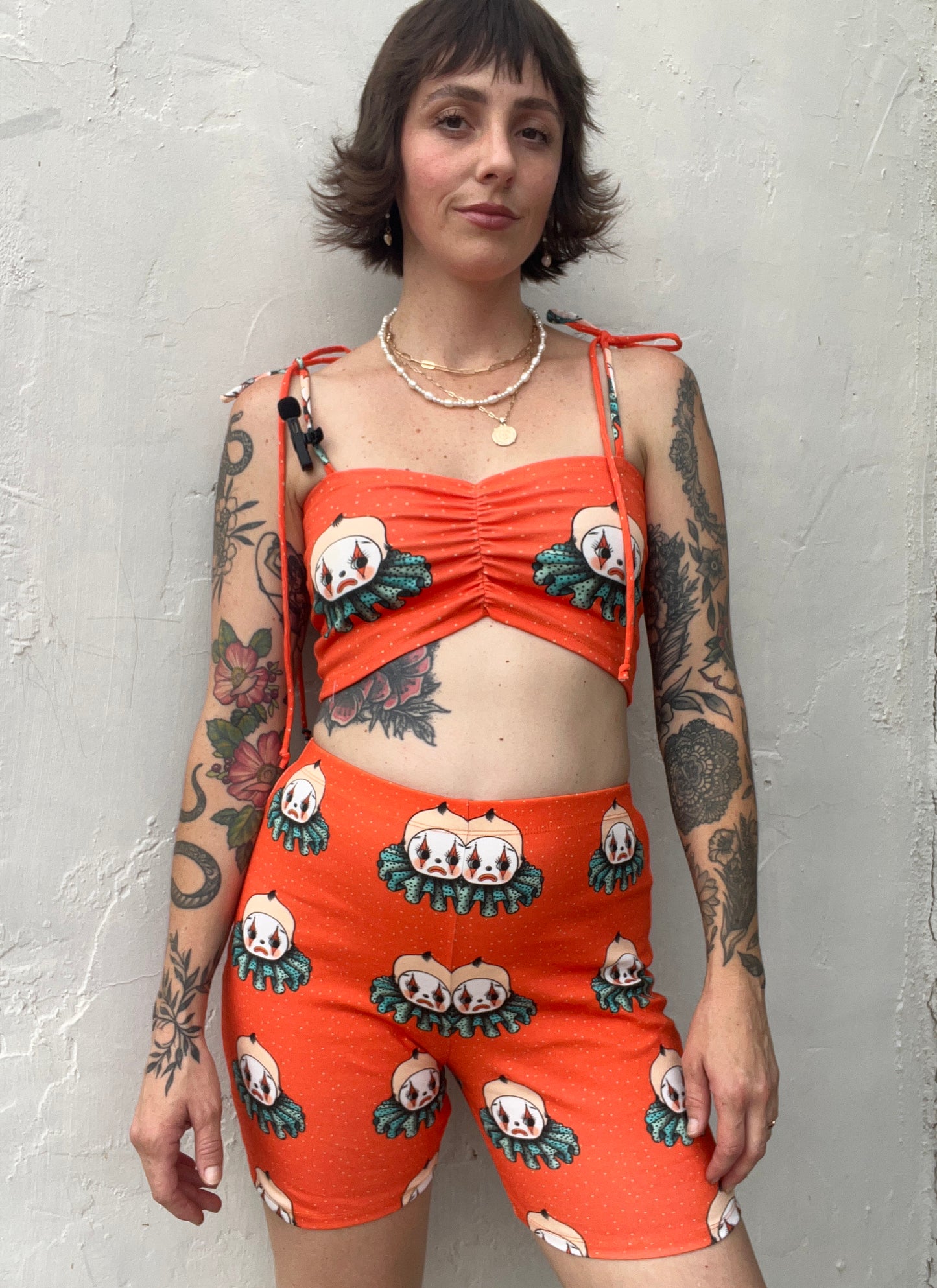 Kewpie Clown Bike Shorts