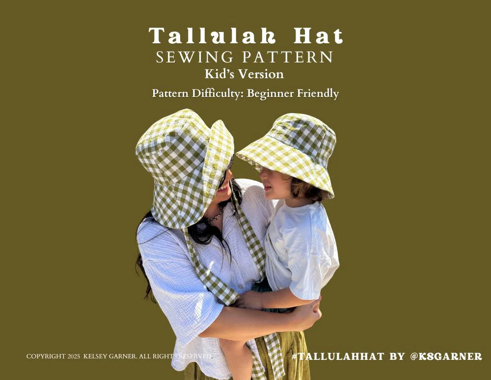 Tallulah Sun Hat Bundle PDF Sewing Pattern: Adult + Kid's Bundle
