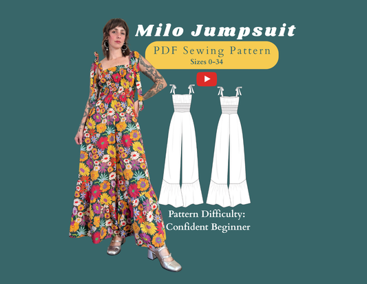Milo Jumpsuit PDF Sewing Pattern