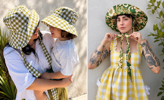 Tallulah Sun Hat Bundle PDF Sewing Pattern: Adult + Kid's Bundle