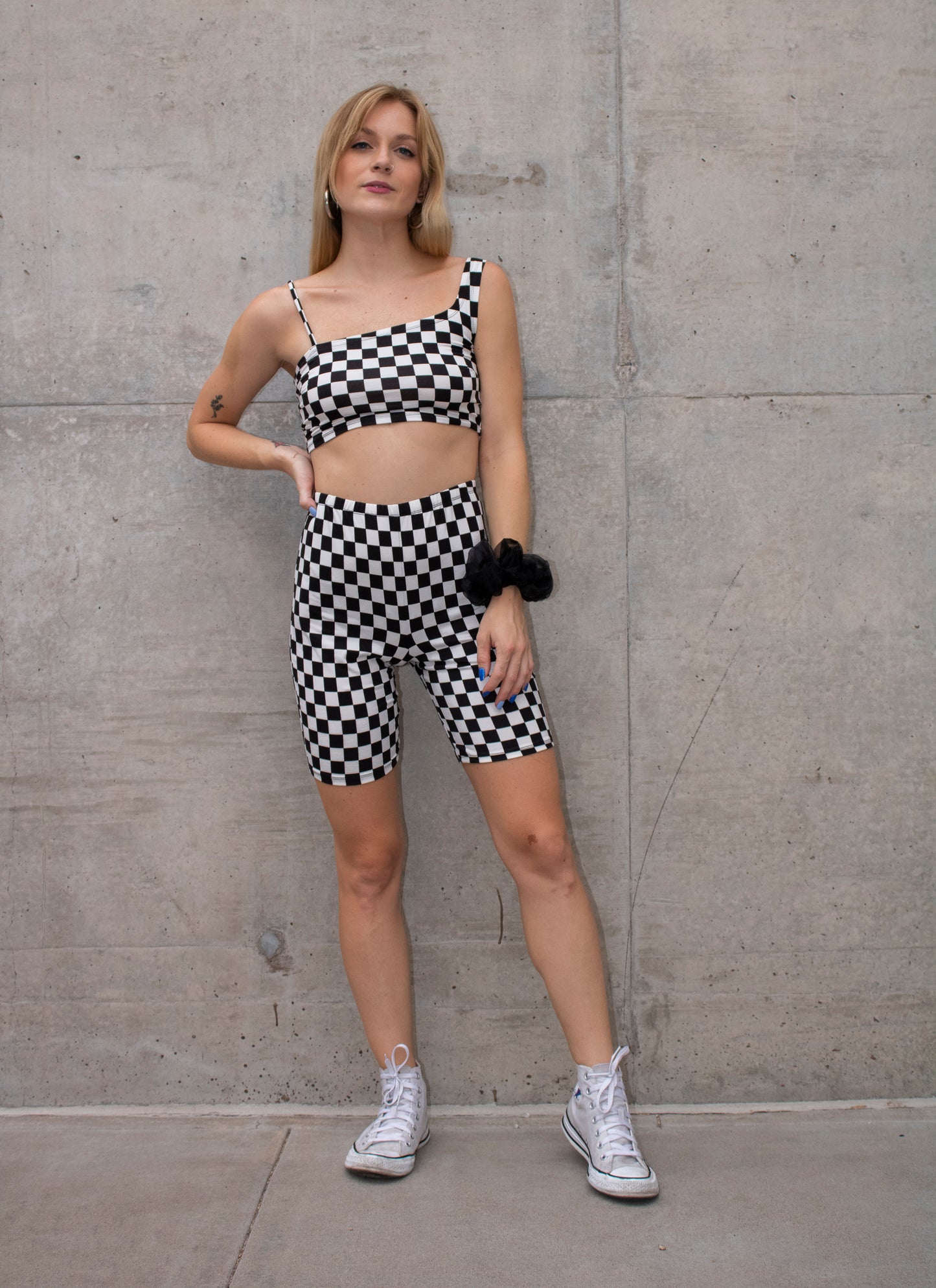 Checkered Maddy Top