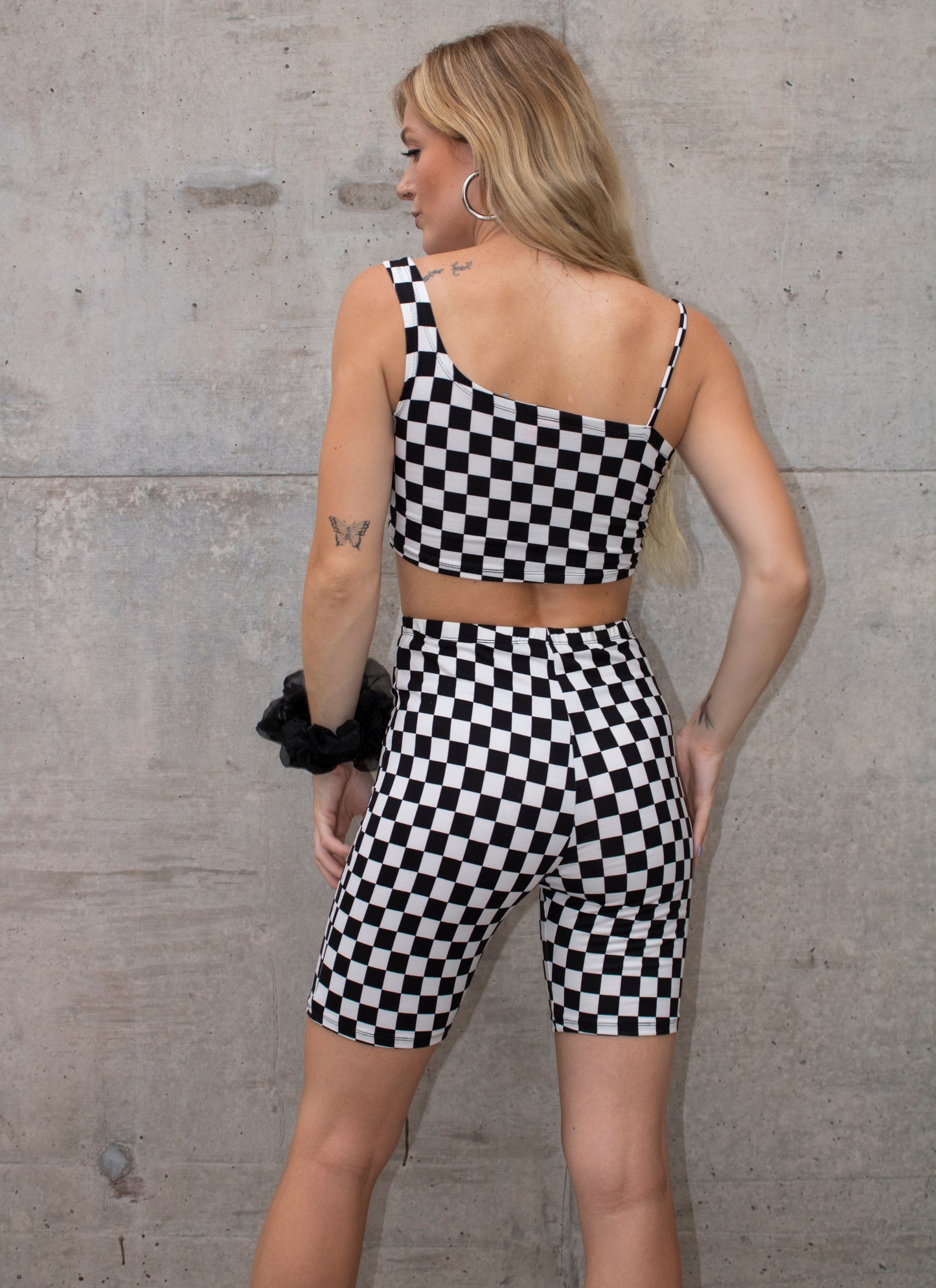 Checkered Maddy Top